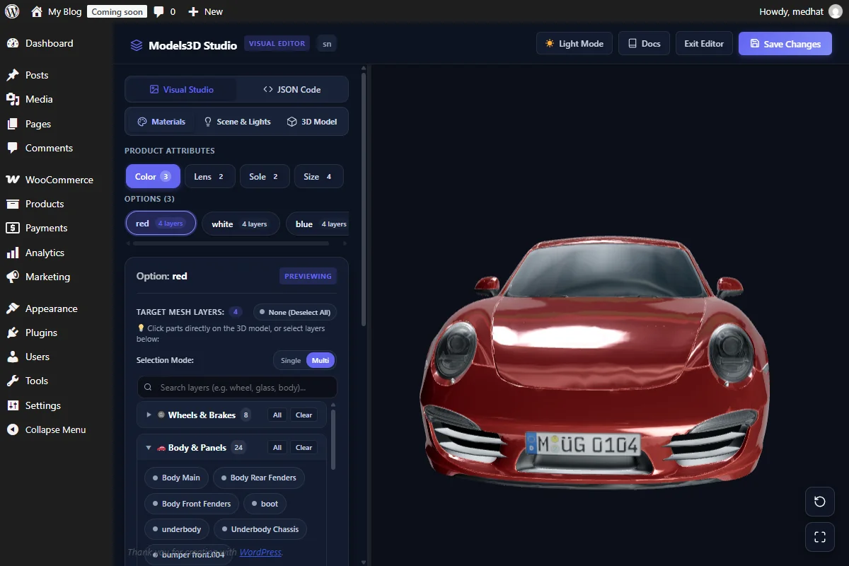 Advanced 3D Visual Editor Architecture