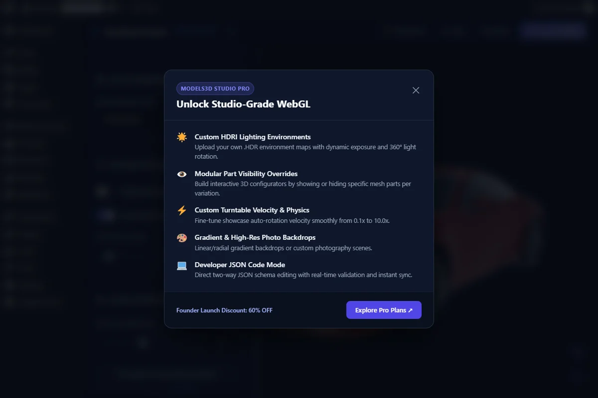 Models3D Studio Pro Capabilities Overview
